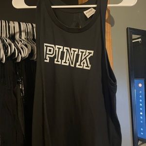 PINK open back tank
